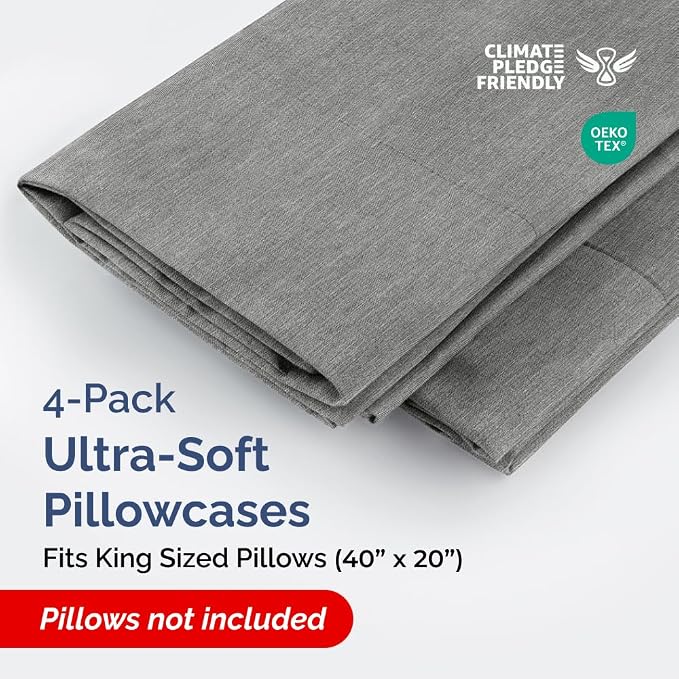 King Pillow Cases Set of 4 - Image 2