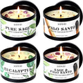 AOOVOO 4 Pack Sage Candles by AOOVOO