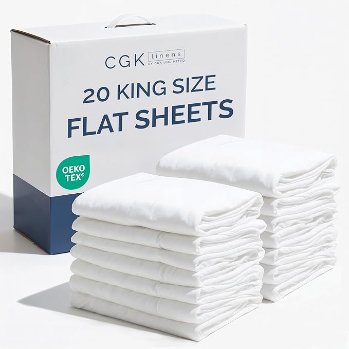 King Size Flat Sheets by CGKUnlimited