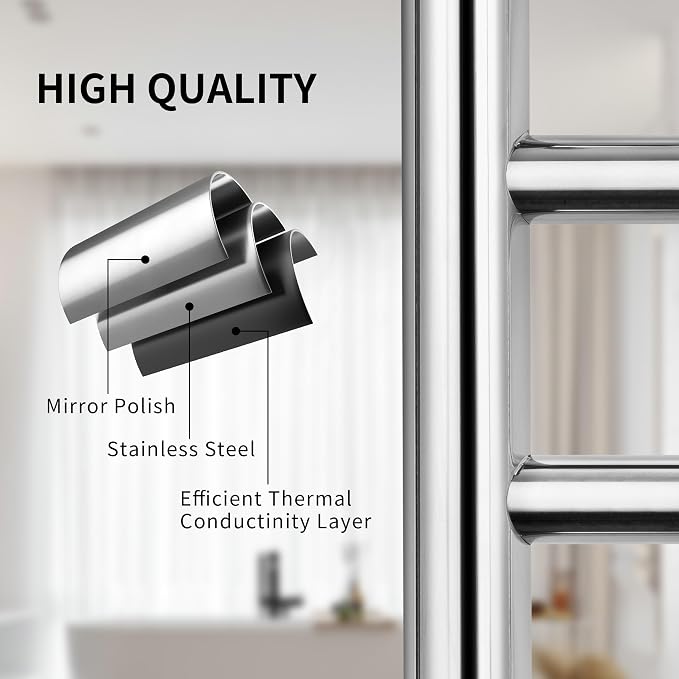 Wall Mounted Towel Warmer 12 Bars - Image 4