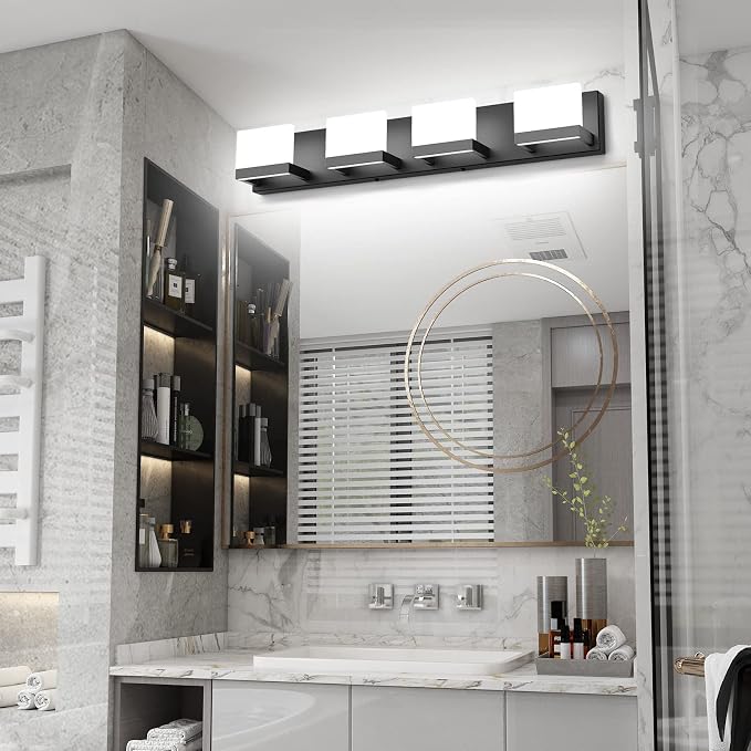 Tipace Dimmable Black LED Vanity Light - Image 7
