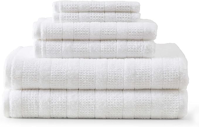 Martha Stewart - Bath Towels, Soft & Absorbent 100% Cotton Towels, Solid 500 GSM by MarthaStewart