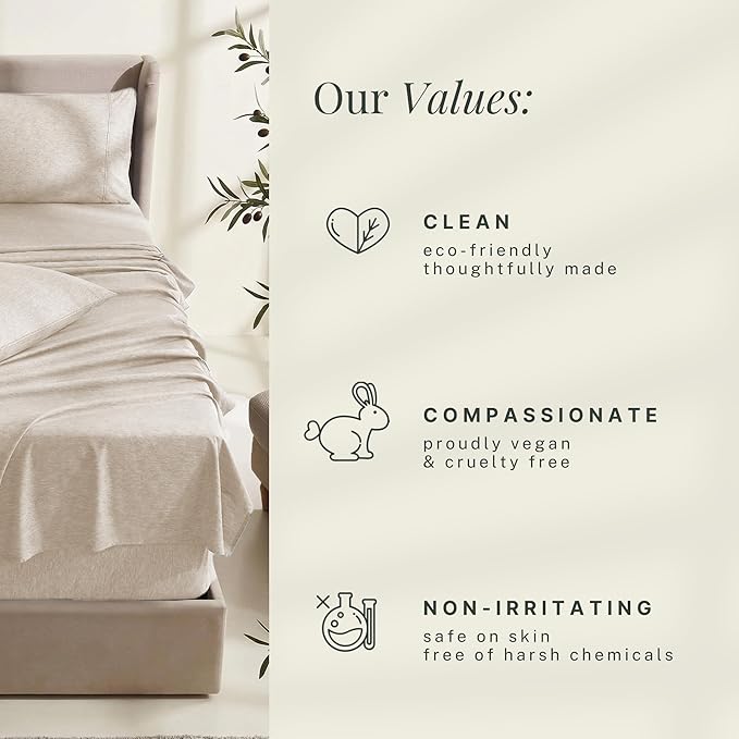 Hearth & Harbor Bed Sheets, Luxury Soft 6 Piece Bed Sheet Set Extra Deep Pocket - Image 7