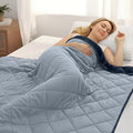 ZonLi 15lbs Weighted Blanket for Adults Sleeping, Double-Sided All Season by Zonli