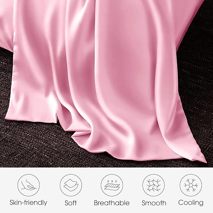 100% Silk Pillowcase for Hair and Skin Toddler Size 2 Pack Mulberry Silk Pillow - Image 3