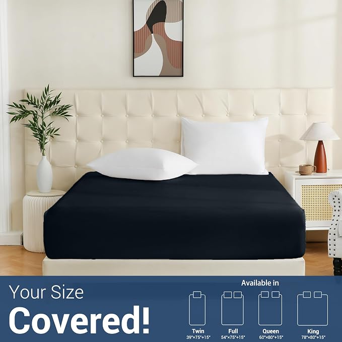 Bulk Full Fitted Sheet Only Deep Pocket 6 Pack, Quick Sort Bottom Bed Sheets - Image 4