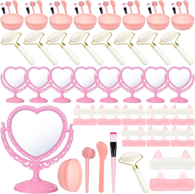 8 Set Spa Party Supplies for Women Spa Party Favors Bulk Include Heart Shaped by Vertintong