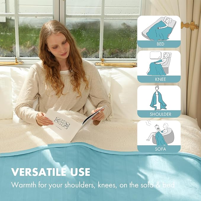 Electric Blanket Heated Throw 50" x 60" - Image 6