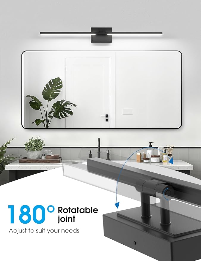 VOLISUN Bathroom Vanity Light 39.4 inch, 5CCT Dimmable, 34W LED Bathroom Light - Image 6