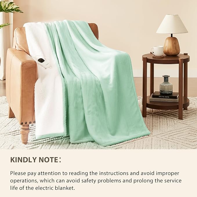 Homemate Electric Heated Blanket Queen Size - Image 6