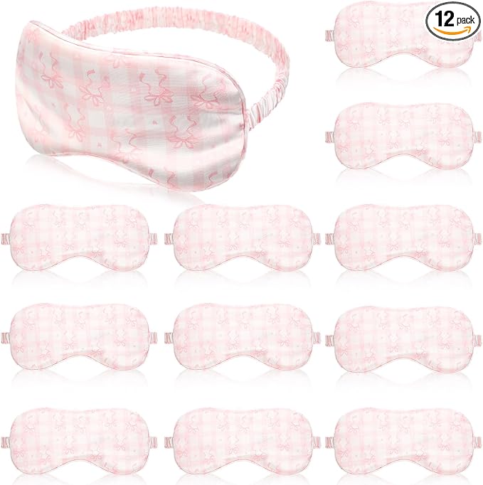 Honeydak 12 Pcs Silk Sleep Masks by Honeydak