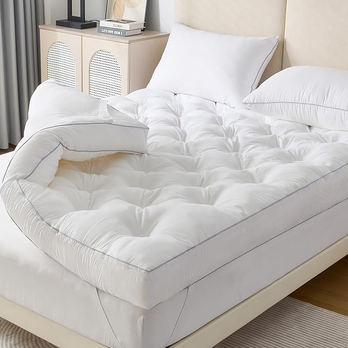SHOUREN 5 Inch Memory Foam Mattress Topper King by SHOUREN