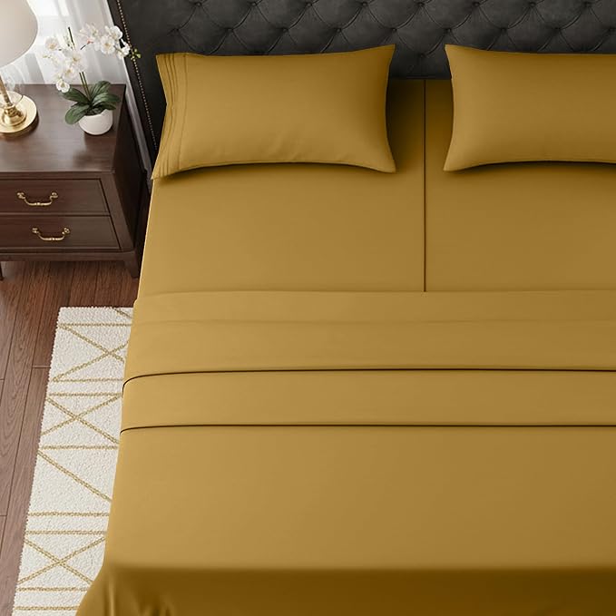 Elegant Comfort Luxurious 1500 Premium Hotel Quality Microfiber Three Line - Image 5