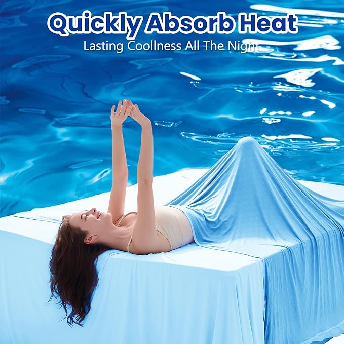 Topcee Cooling Blanket Full Size- 60"x90" Summer Cooling Throw Blanket - Image 2