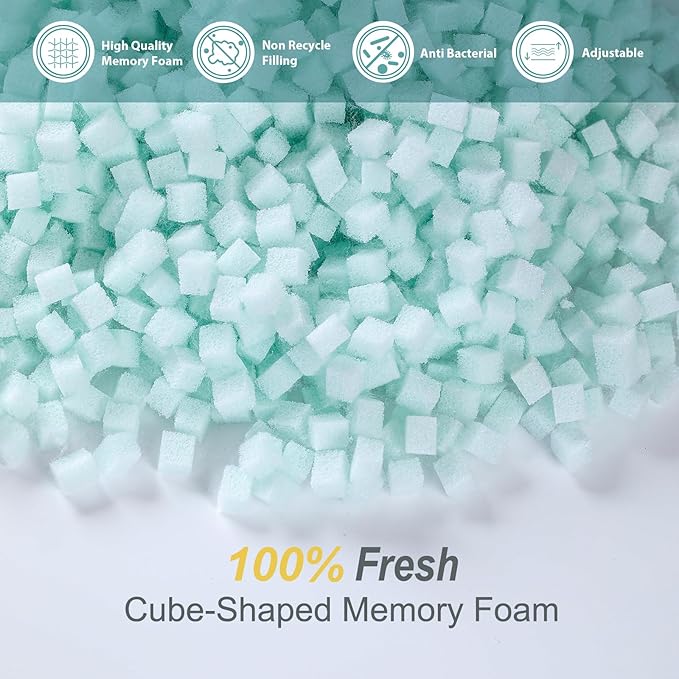 Rainmr Shredded Memory Foam Pillows - Image 3