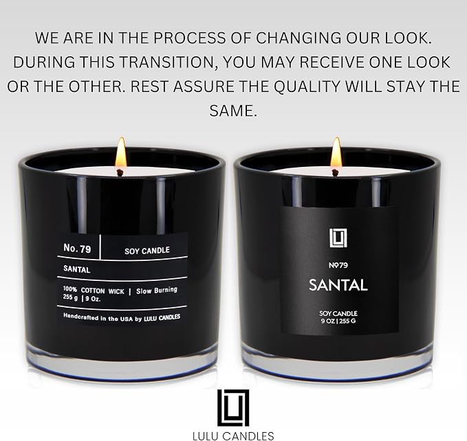 Lulu Candles | Santal | Luxury Scented Soy Jar Candle | Hand Poured in The USA - Image 3