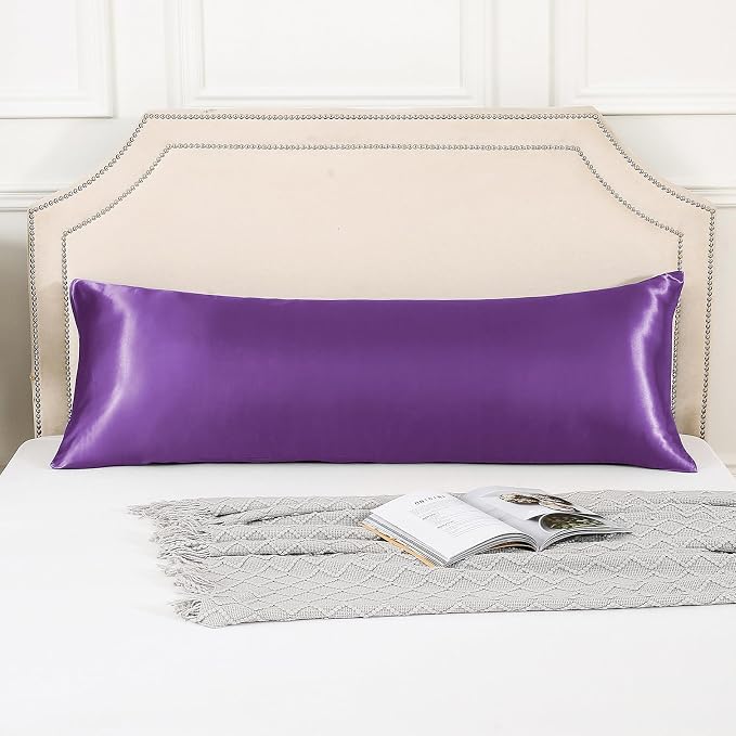 HUXMEYSON Body Pillow with Satin Pillowcase, Body Pillow - Image 7