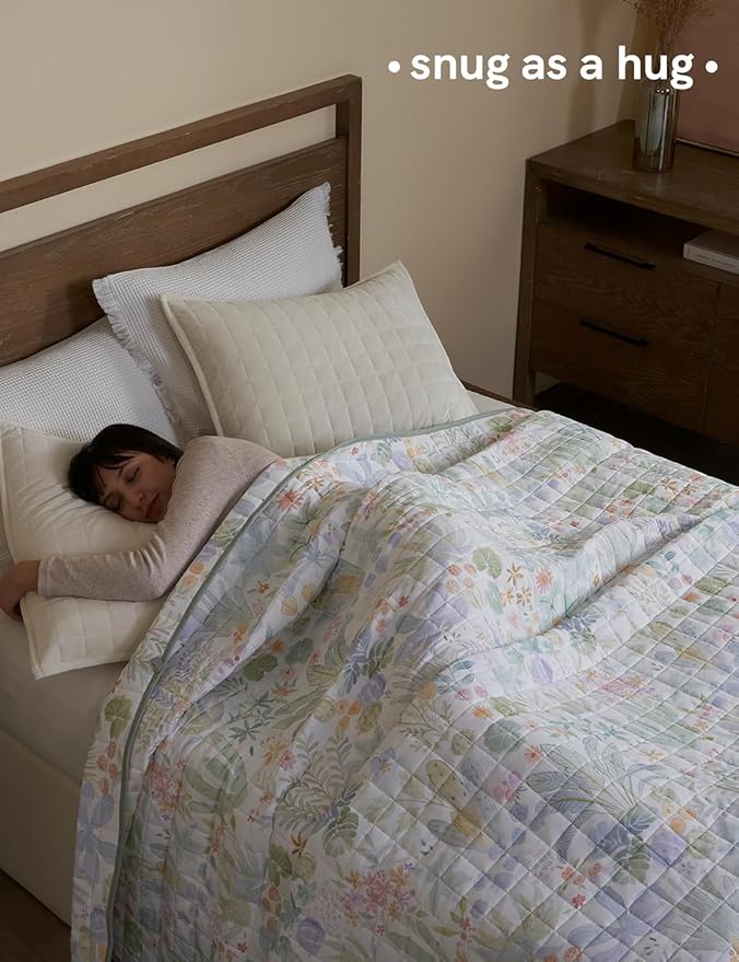 YnM 25lbs Weighted Blanket for Adults, Cotton Heavy Bed Throw Blanket - Image 3