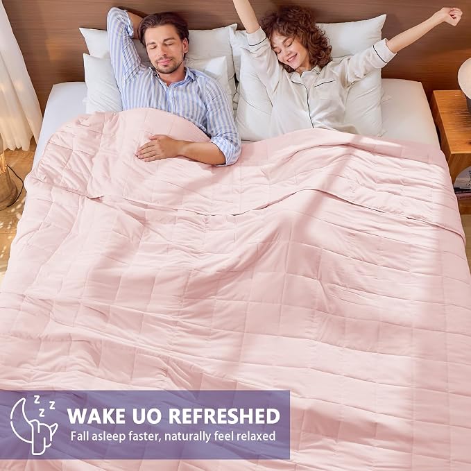 yescool Weighted Blanket for Adults Cooling Heavy Blanket for Sleeping Perfect - Image 5