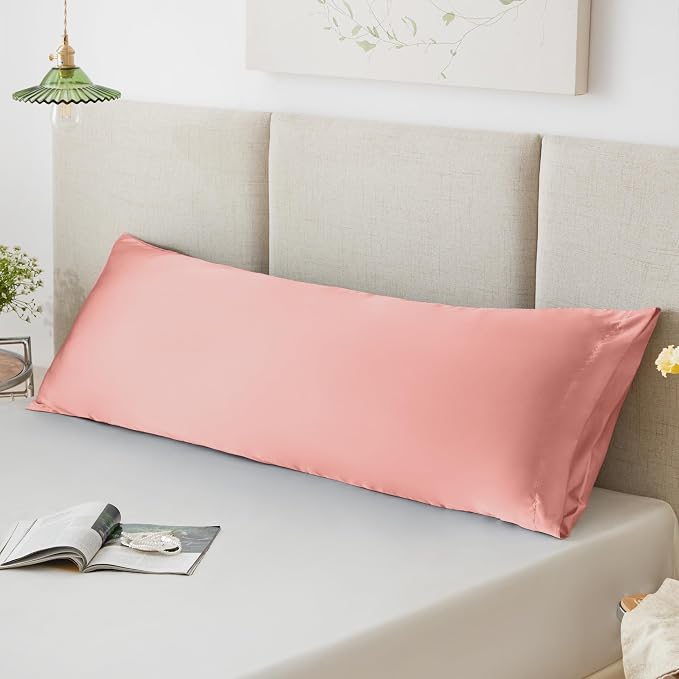 Love's cabin Satin Body Pillowcase 20x54, Cooling Pillow Cover - Image 7