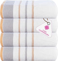 CASA COPENHAGEN White Bay 4Pcs 100% Egyptian Cotton Designer Hand Towels Gift by CASACOPENHAGEN