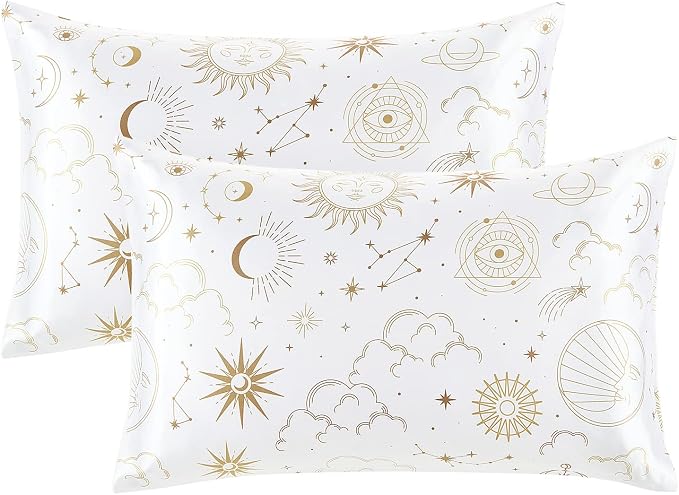 EXQ Home Satin Pillowcase Silky Satin Pillowcase by EXQHomeTexitleCoLtd