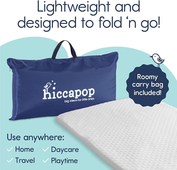 Hiccapop Playard Mattress Pad, Playpen Pad, Portable Crib Mattress - Image 7