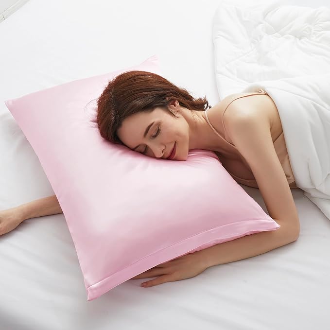 Satin Pillowcases with Zipper （20x36）, King Size Pillowcases Set of 2 - Image 6