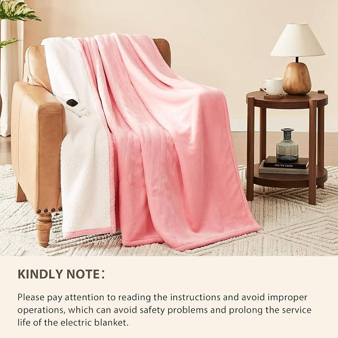 Homemate Electric Heated Blanket Full - Image 6
