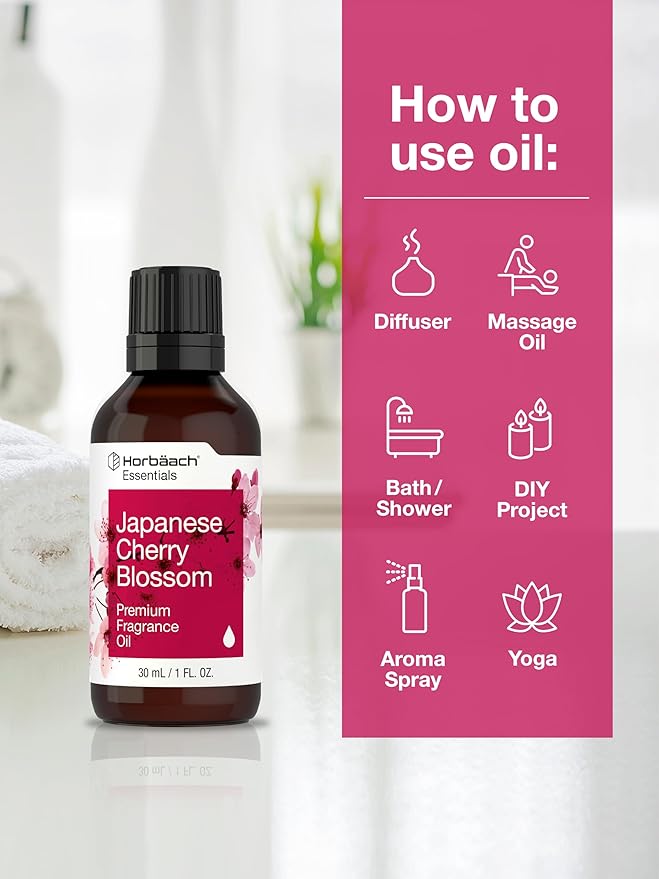 Horbäach Japanese Cherry Blossom Fragrance Oil | 1 fl oz | Premium Grade | - Image 3