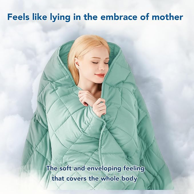 Topcee Weighted Blanket for Adults Queen Size Soft Cooling Heavy Blanket - Image 3