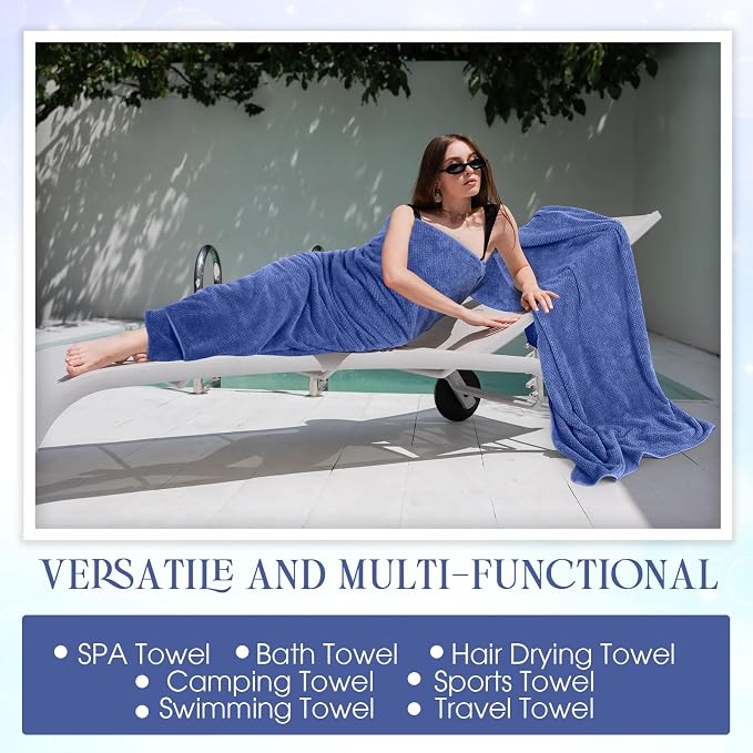 Peryiter Oversized Bath Towels Set of 6 - Image 7