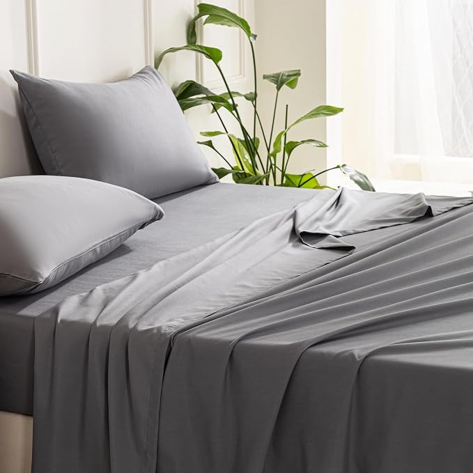 Lavisun Twin Flat Sheets Only, 6 Pack Soft Brushed Microfiber Bedding Sheets - Image 8