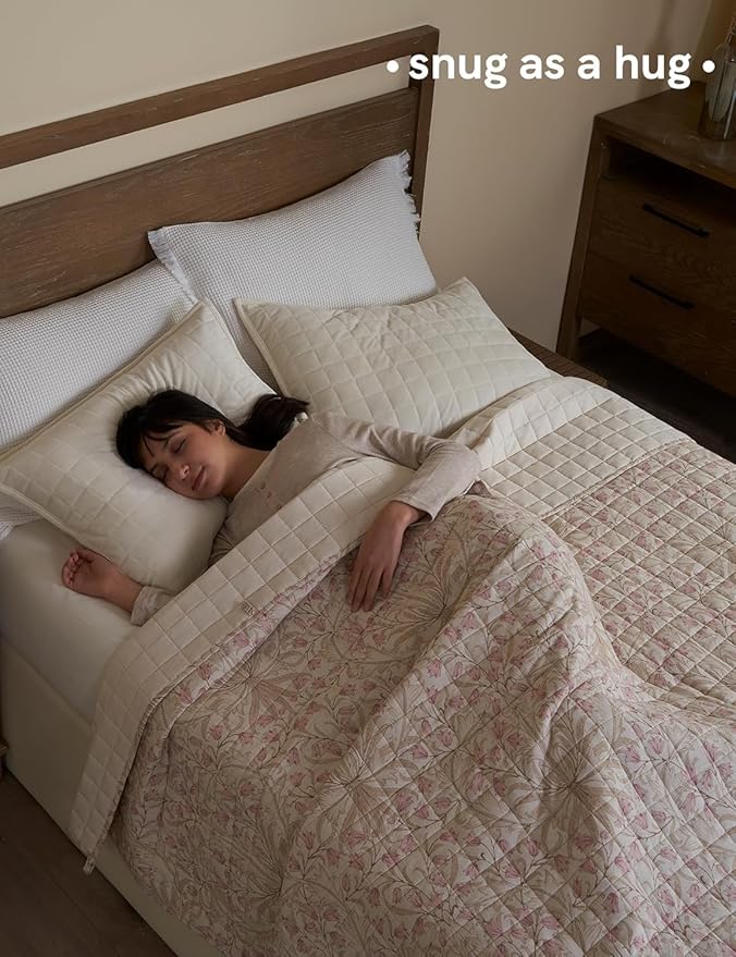 YnM 20lbs Weighted Blanket for Adults, Linen Heavy Bed Throw Blanket - Image 3