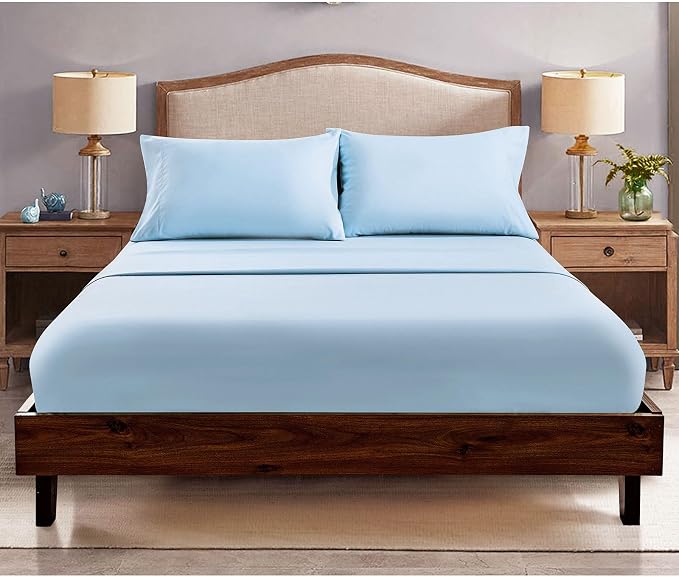 FreshCulture King Fitted Sheets, Bulk Pack of 6, Deep Pocket, Soft Microfiber - Image 7