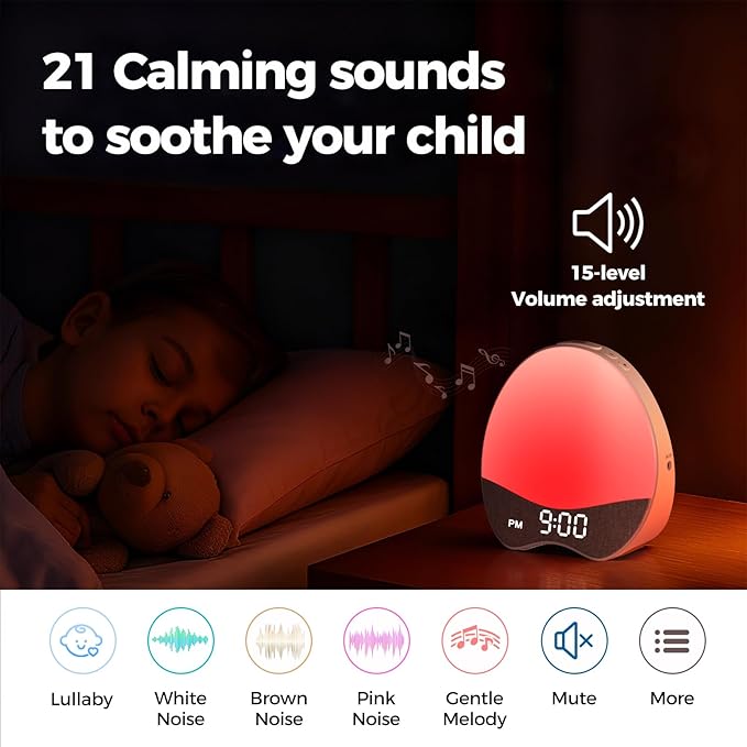 Ok to Wake Alarm Clock for Kids, Sleep Trainer - Image 6