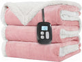 LaffyLo Electric Heated Blanket Full Size 72 x 84, Fast Heating Blanket by LAFFYLO