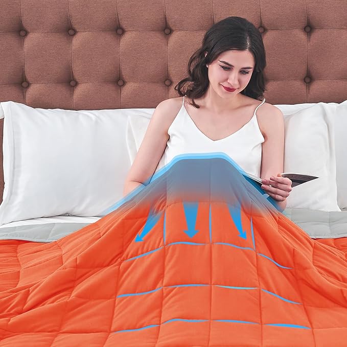 yescool Weighted Blanket for Adults Cooling Heavy Blanket for Sleeping Perfect - Image 4