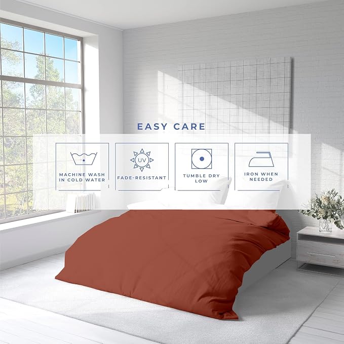 Kotton Culture 3 Pc 120"x120" Duvet Cover Set Super King Plus/Super Oversize - Image 7