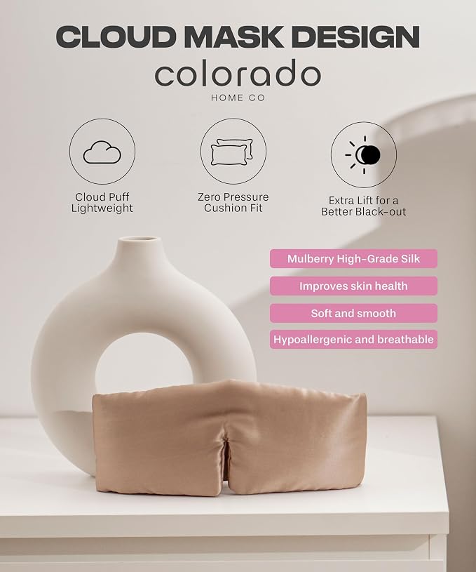 Colorado Home Co Cozy Silk Eye Mask - Image 3