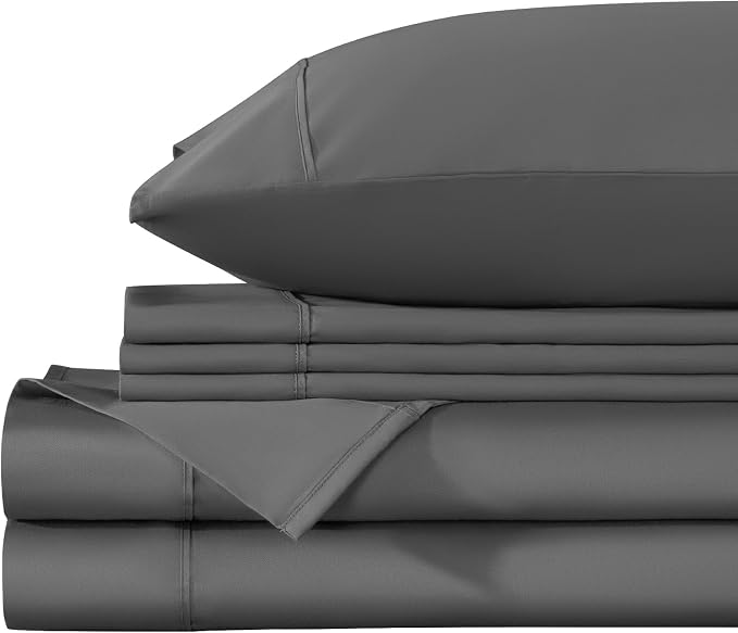LBRO2M 1000 Thread Count 100% Egyptian Cotton Sheets Set 6 Piece Sets King Bed - Image 6