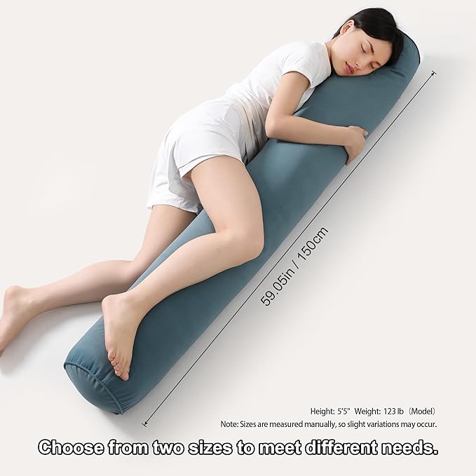 Body Pillow for Adults, Long Round Pillow, Big Cylindrical Pillow, Large Full - Image 3