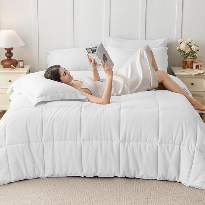 JOLLYVOGUE Queen Comforter Set, Ultra-Soft Bed in a Bag Queen Size 7 Pieces - Image 6