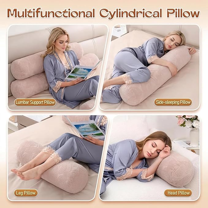 1 MIDDLE ONE Body Pillow for Adults, Bolster Pillow - Image 7