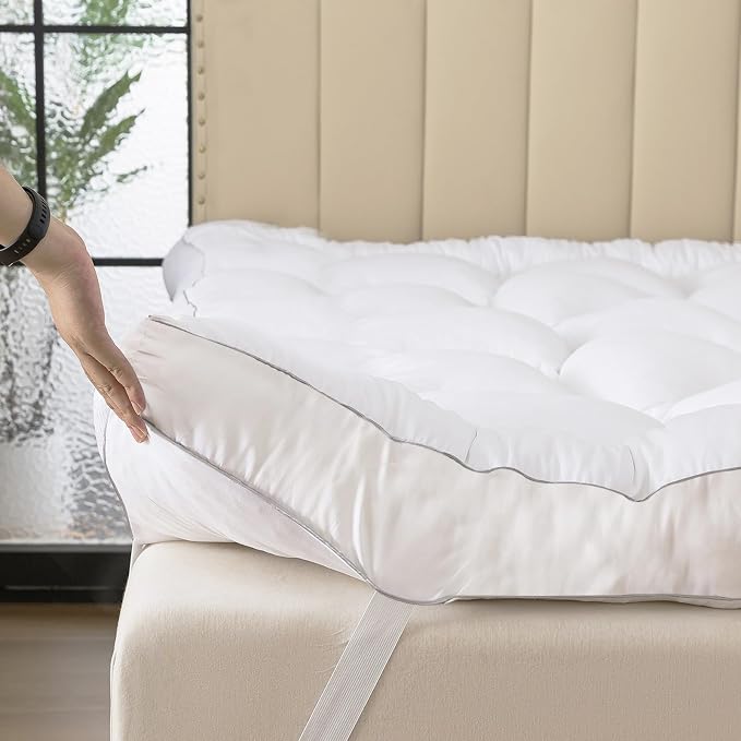 SHOUREN Memory Foam Mattress Topper Queen by SHOUREN