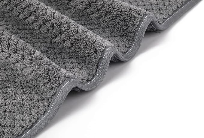 2 Pack Bath Towel Set, Waffle Bath Towel Set, Microfiber Super Soft Highly - Image 4