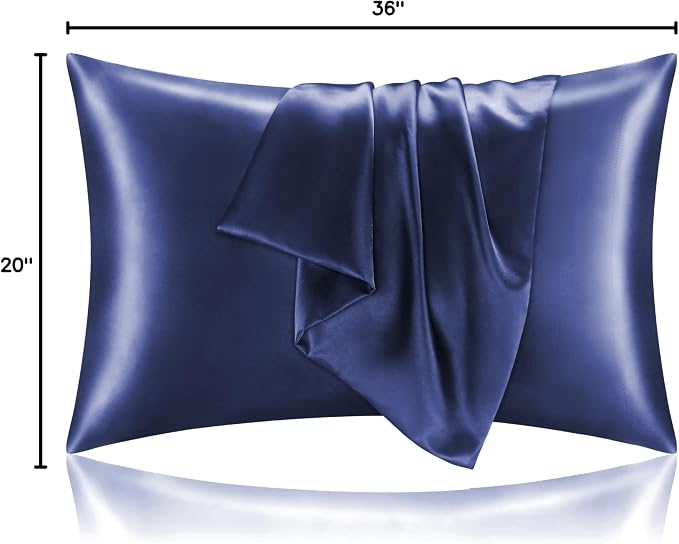 BEDELITE Satin Pillowcase for Hair and Skin, Super Soft and Cooling Similar to - Image 9