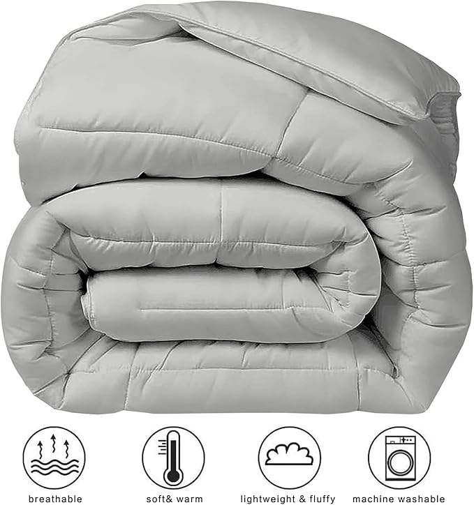 COHOME Oversized Queen Size Comforter, All-Season Quilted Down Alternative - Image 2