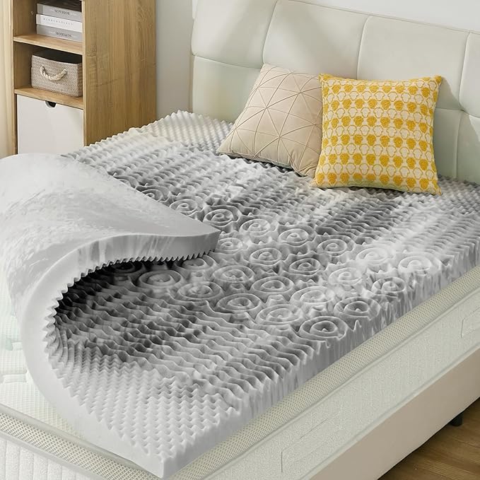 SINWEEK 2 Inch Memory Foam Mattress Topper Twin XL, Twin Extra Long Mattress by SINWEEK