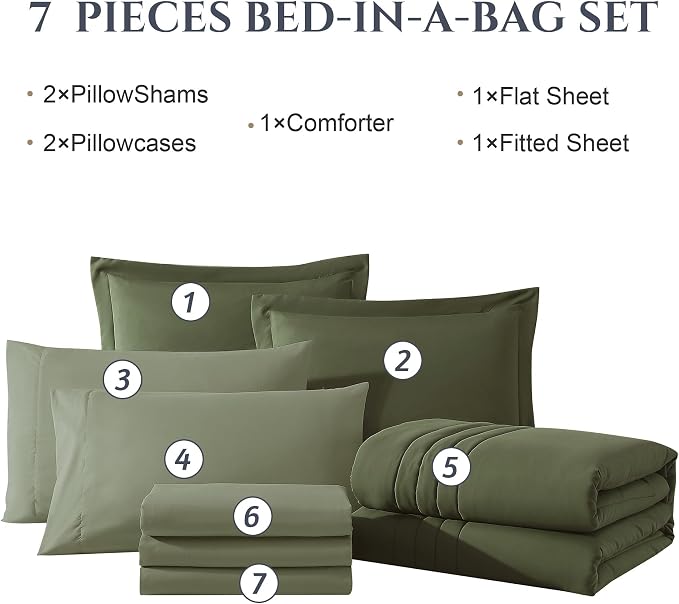 Monbix California King Size Comforter Set - Image 7